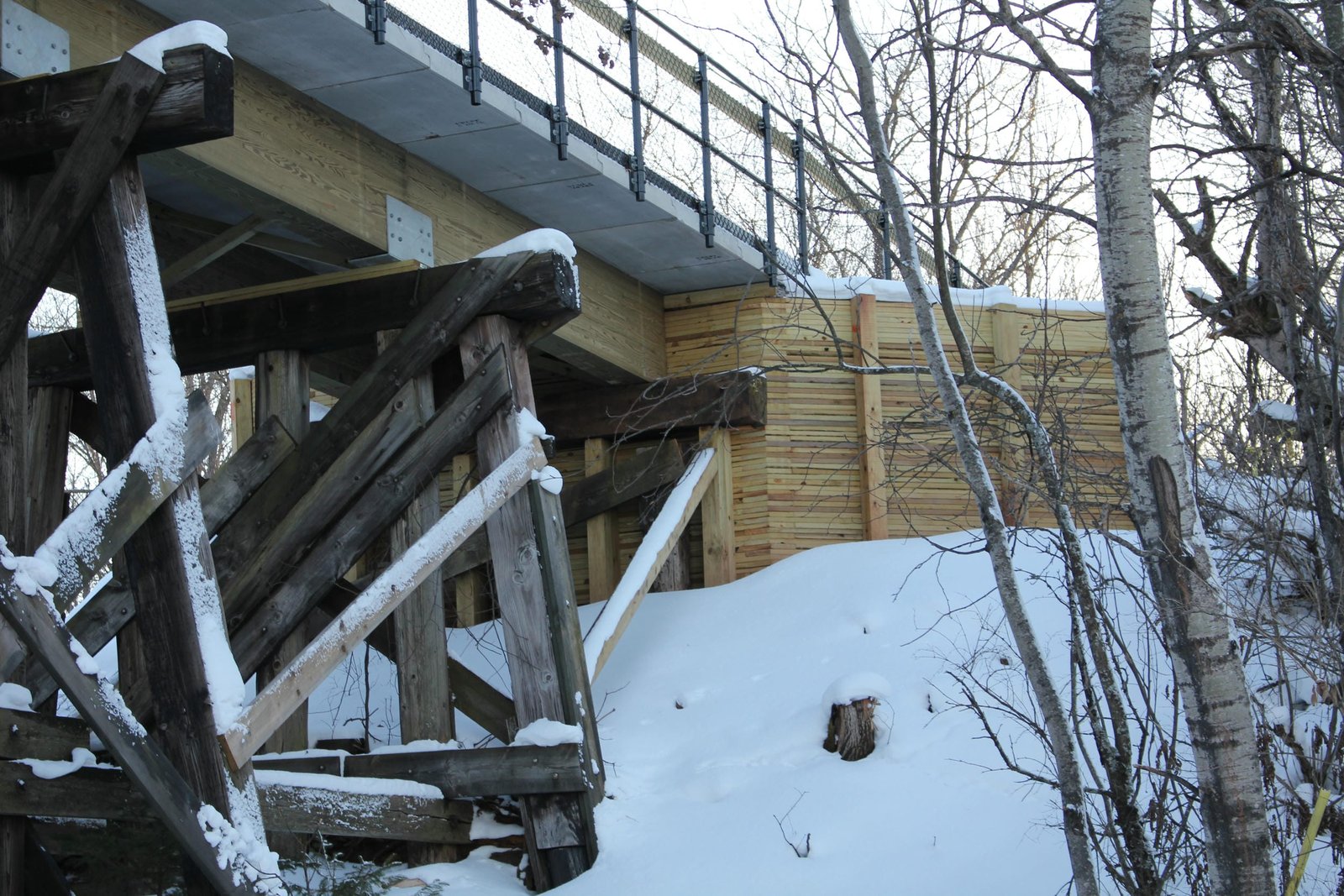 West abutment
